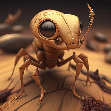 3D model Crematogaster tanakai (STL)